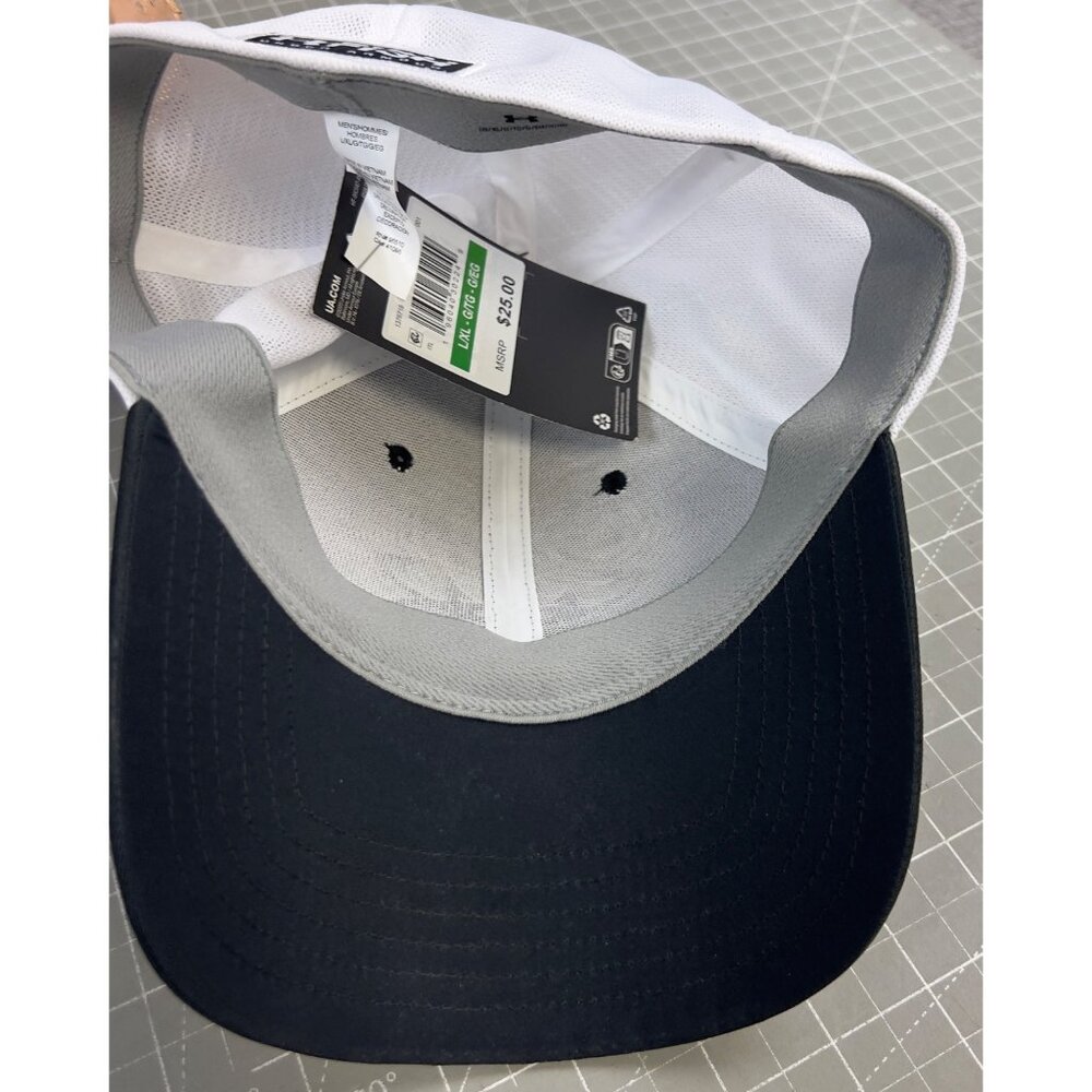 Under Armour Men’s Fish Hunter Mesh Cap L/XL Black & White - Picture 8 of 9